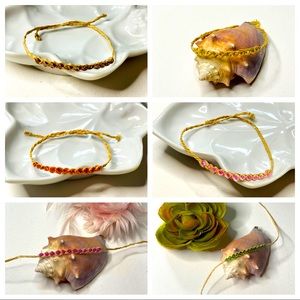 Raffia WISH FRIENDSHIP BRACELET ANKLET ANKLE BRACELET 2 for $14